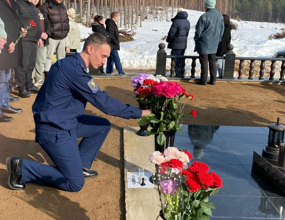 В Себежском районе почтили память бойца, награждённого орденом Мужества