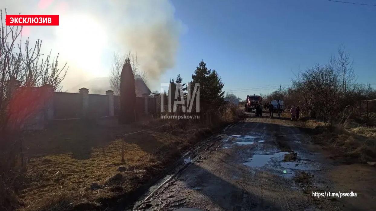Возгорание в гараже
