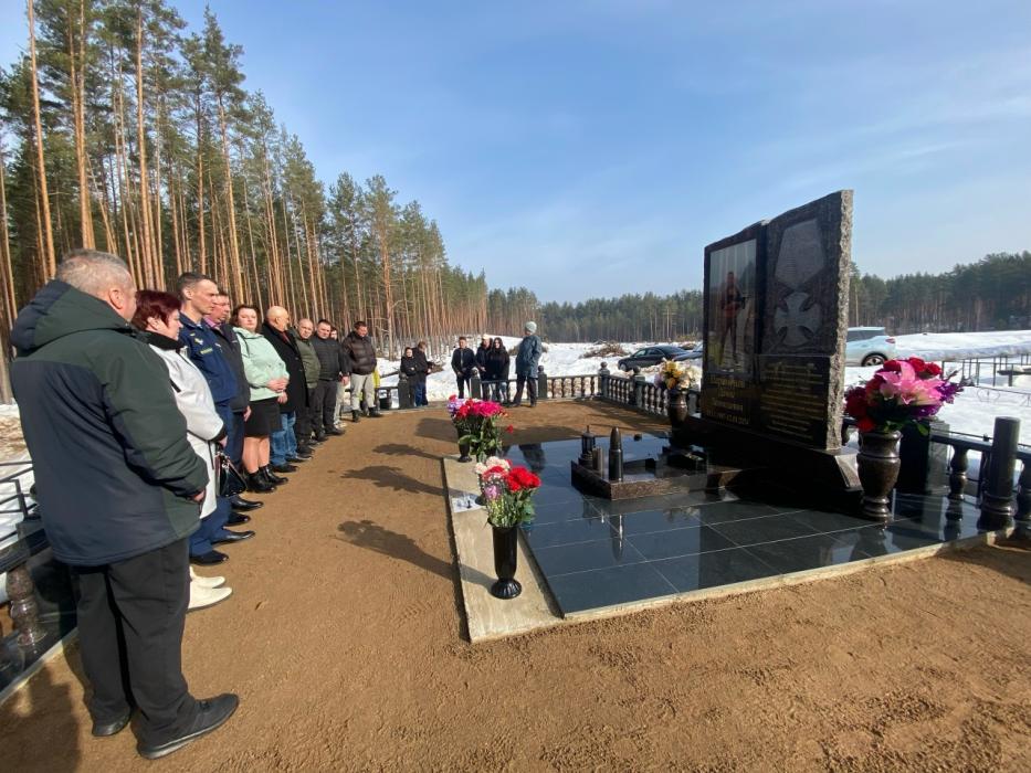 В Себежском районе почтили память бойца, награждённого орденом Мужества