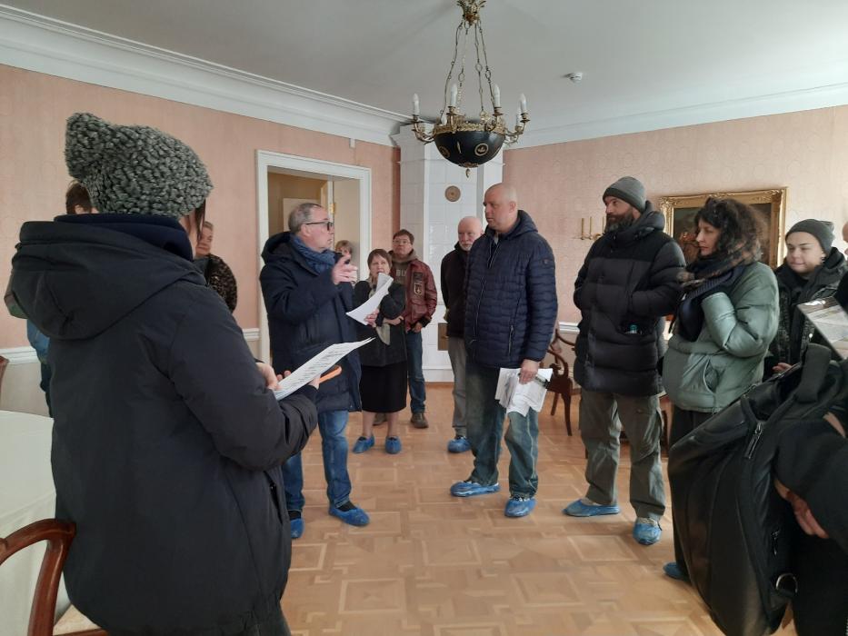 Кинорежиссёр Сергей Урсуляк в Пушкинском заповеднике