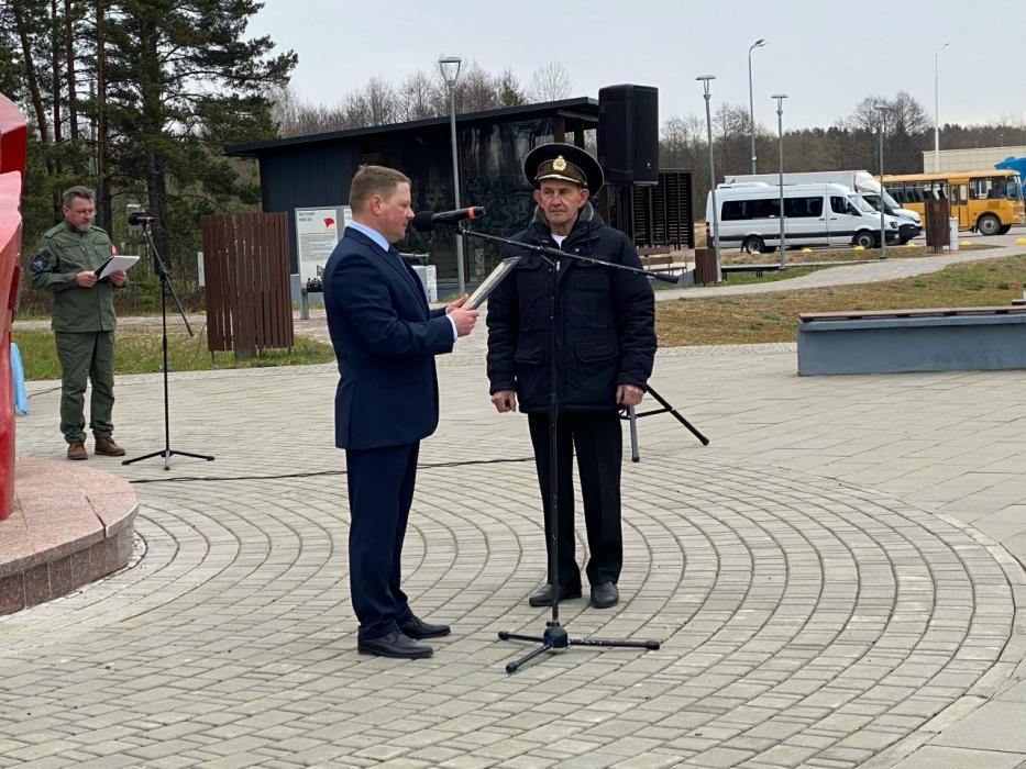 Торжественное мероприятие в Идрице 