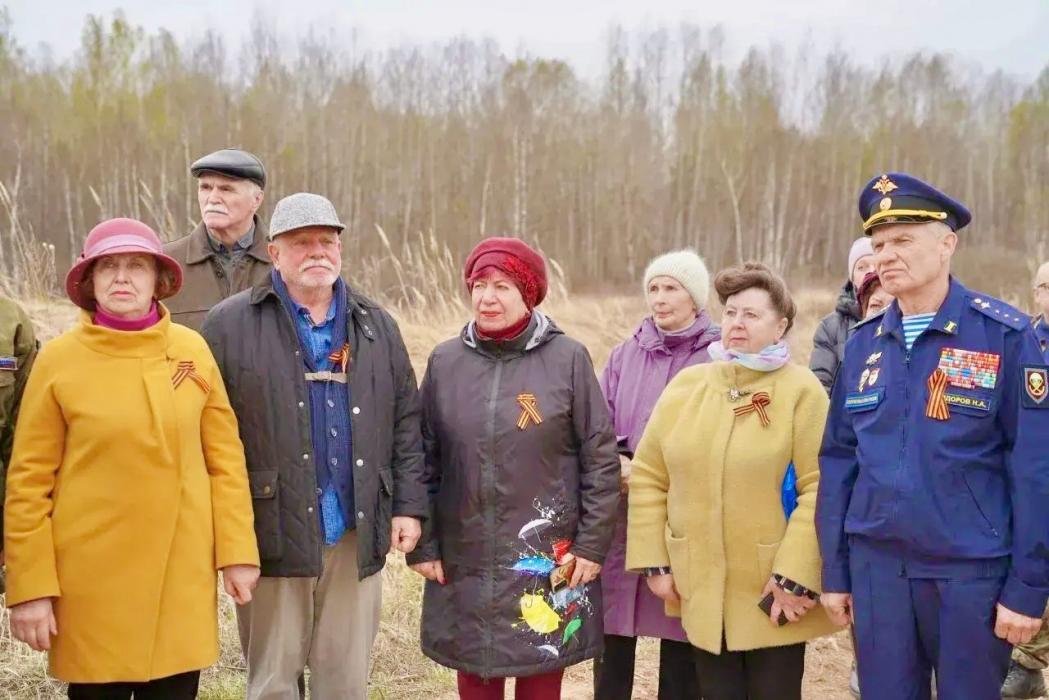 Областная «Вахта памяти» открылась в Псковском округе у деревни Горбово