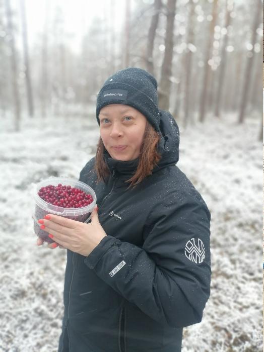 Снежная грибная охота 