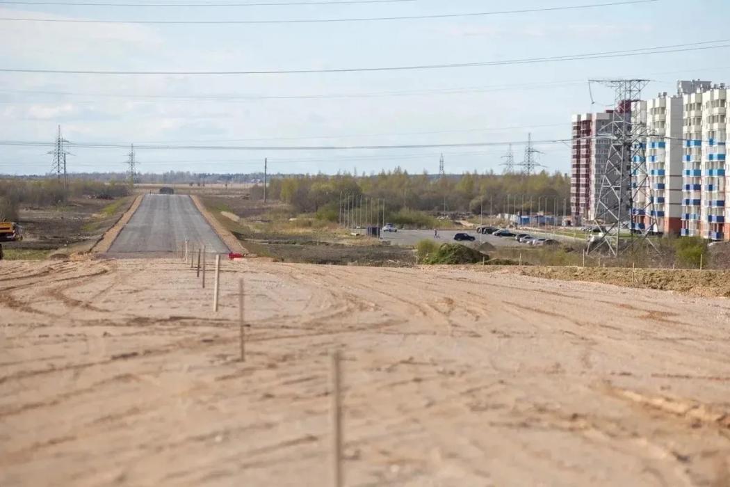 На участке Северного обхода в районе Уграды продолжается организация подключения к федеральной трассе А‑212