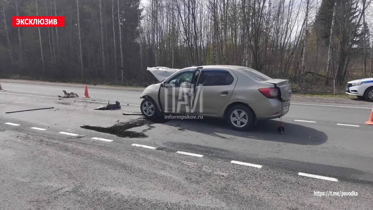ДТП на трассе в Пушкиногорском районе