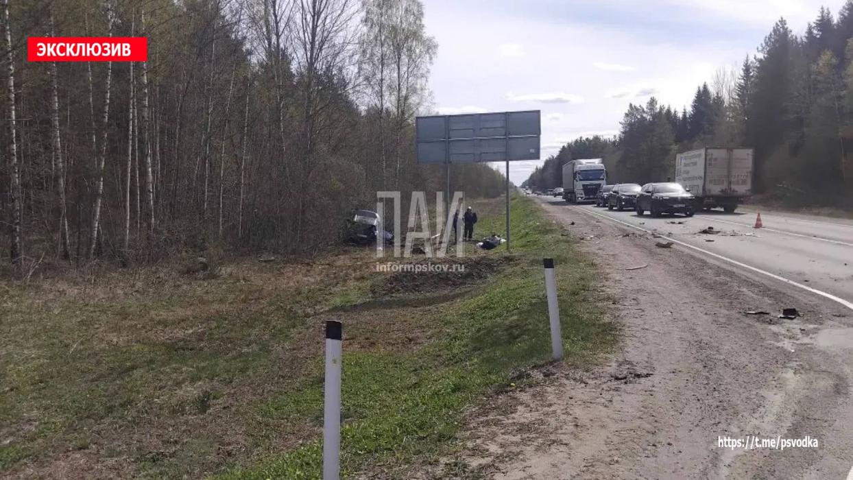 ДТП на трассе в Пушкиногорском районе