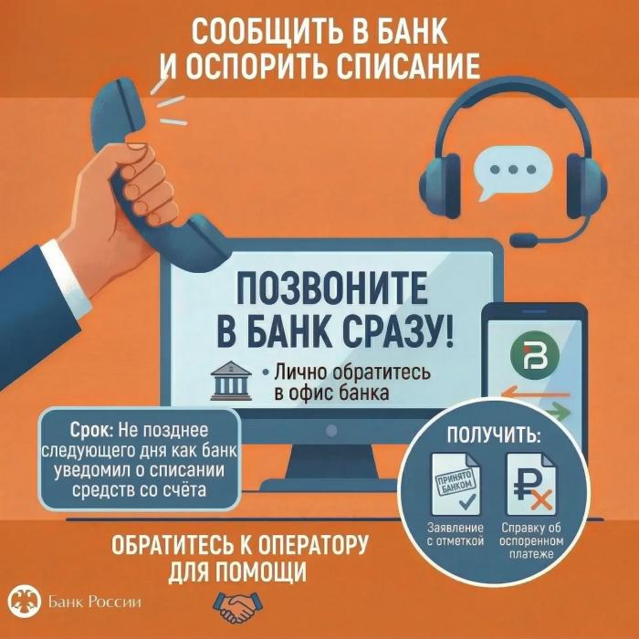 Защита денег при подозрительном списании