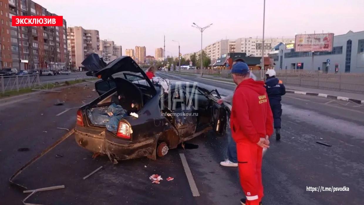 Авария на Юбилейной улице у дома 68