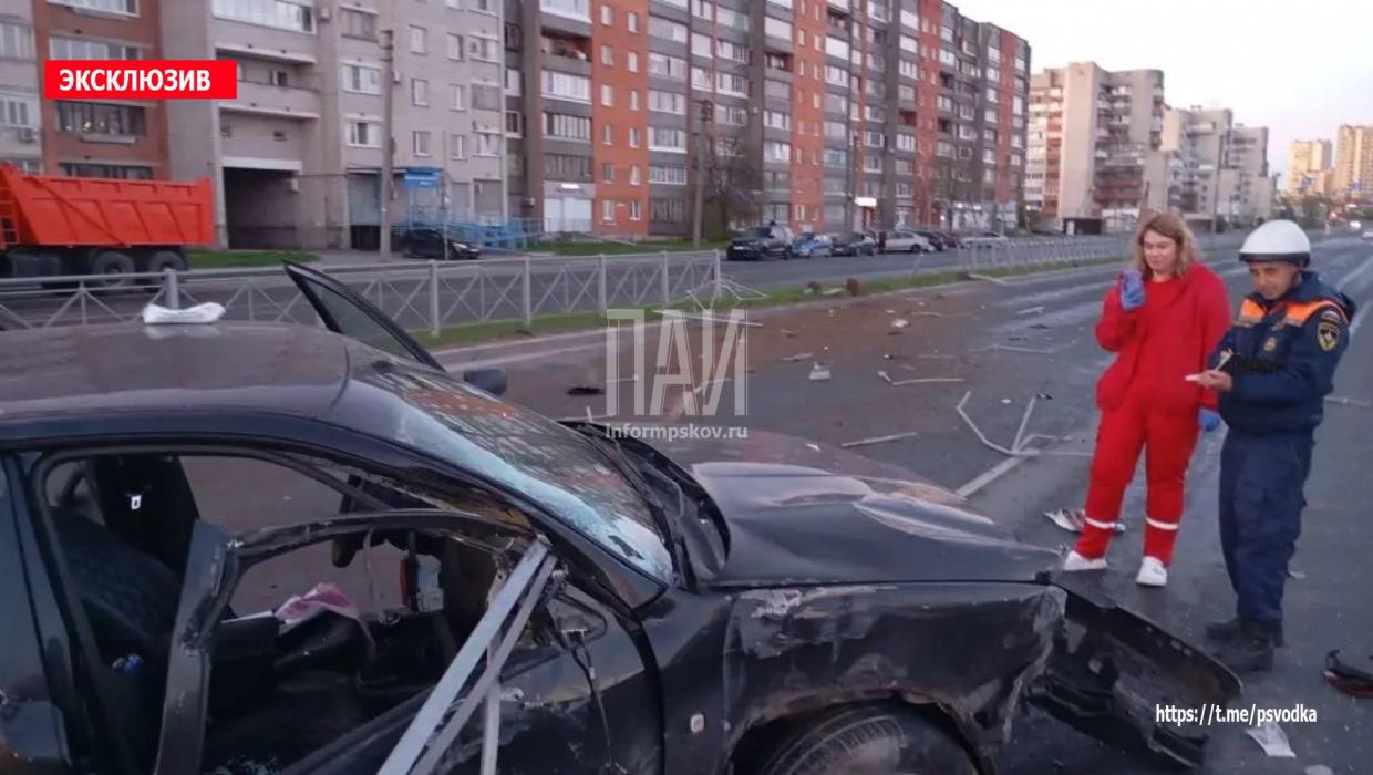 Авария на Юбилейной улице у дома 68