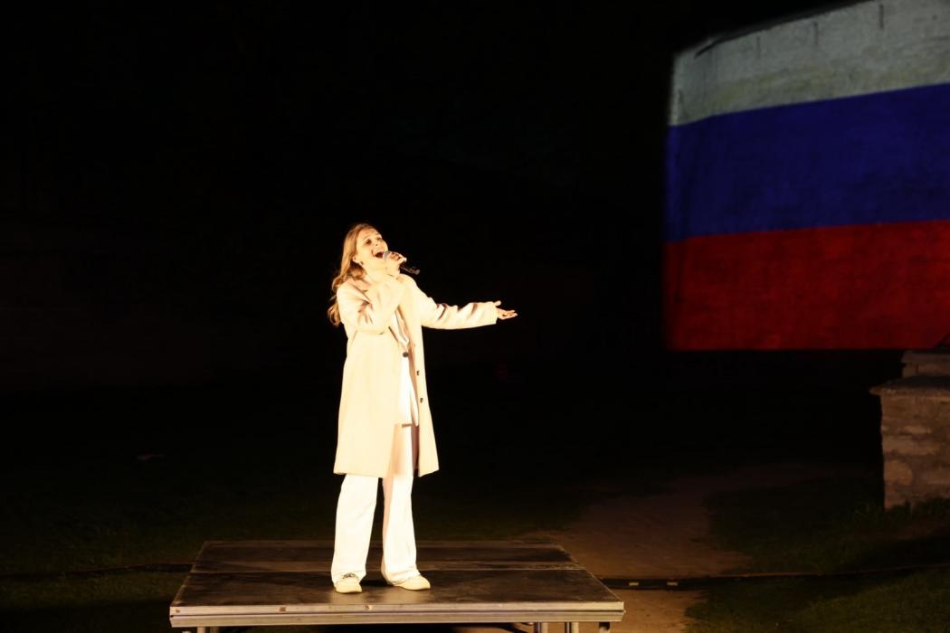 Шоу в Псковском кремле