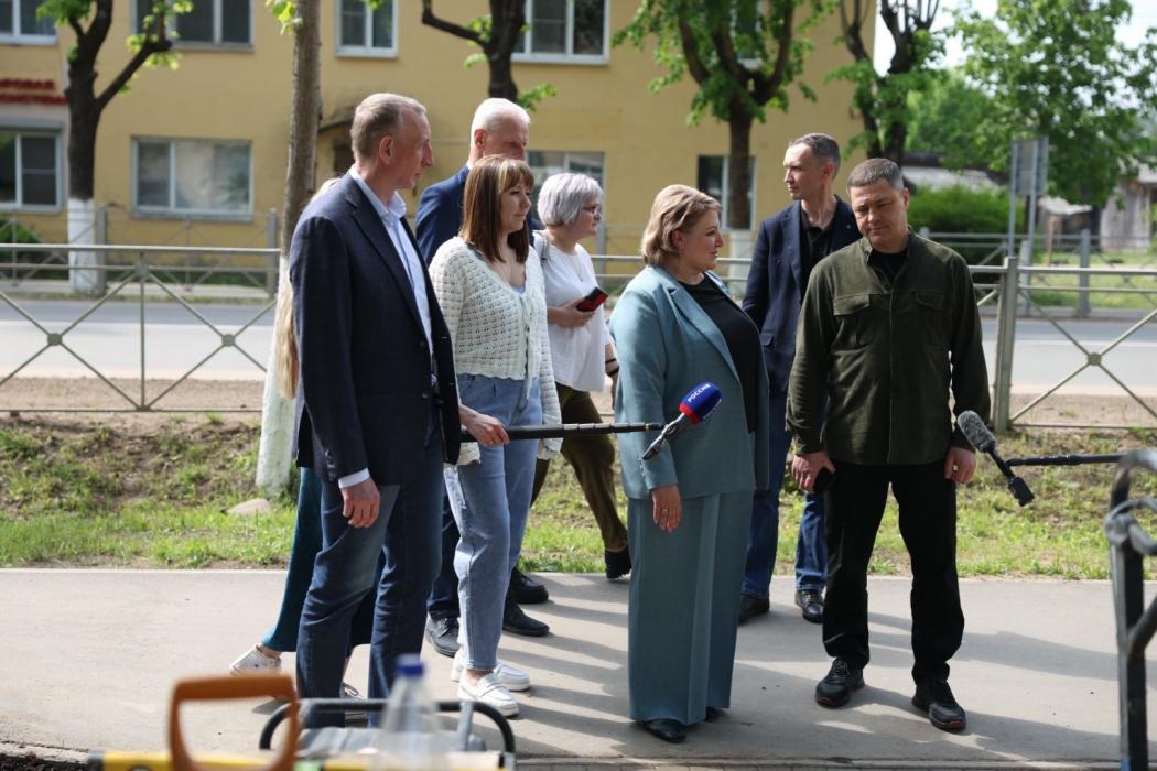 Рабочая поездка Михаила Ведерникова в Новоржевский район