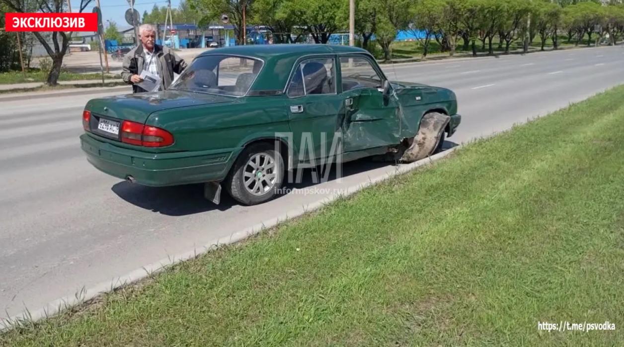 ДТП на Алмазной в Пскове