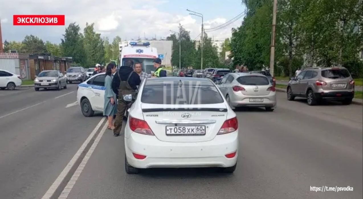 ДТП на Коммунальной в Пскове