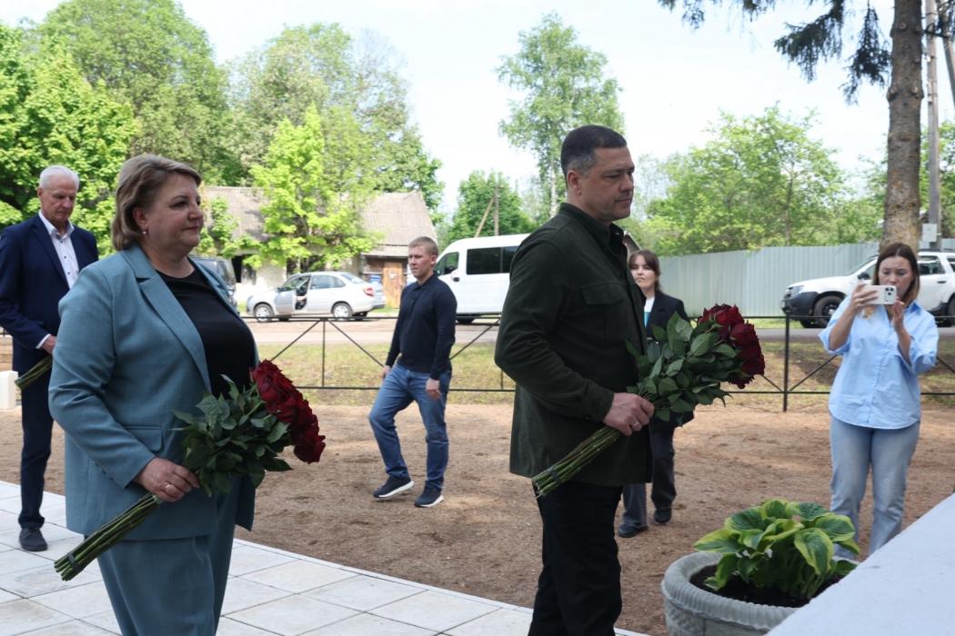 Рабочая поездка Михаила Ведерникова в Новоржевский район