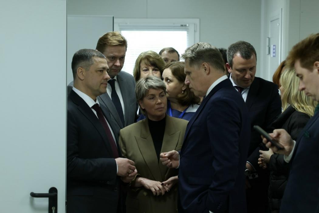 Михаил Мурашко ознакомился с работой Псковской городской поликлиники