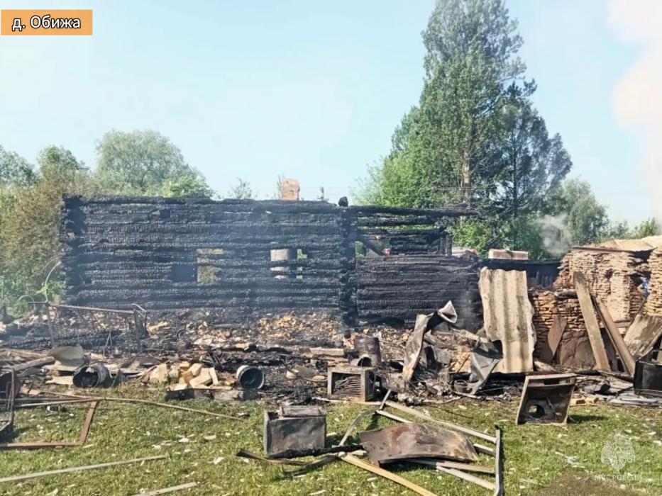 Пять пожаров произошло в Псковской области в выходные