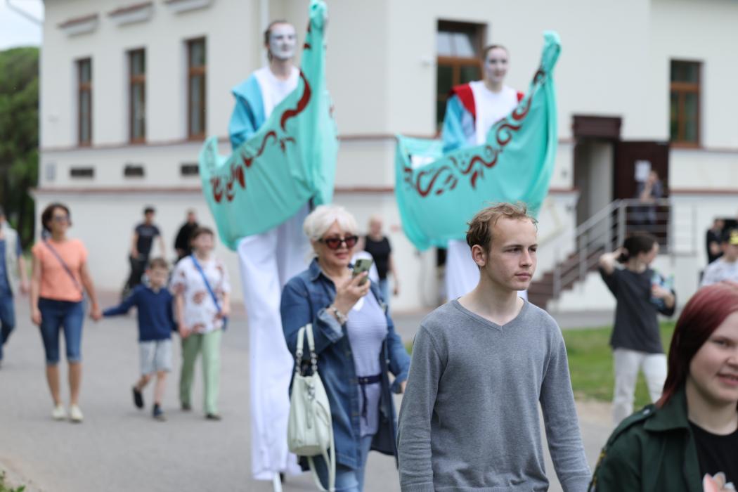По следам Пушкина: театрализованное шествие в Пскове