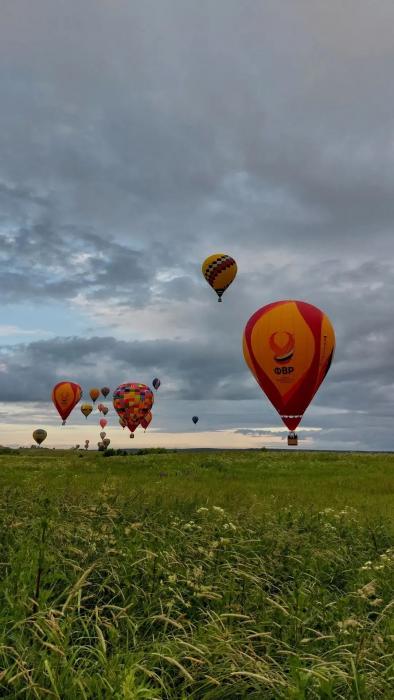 Второй спортивный полёт состоялся на Международной встрече воздухоплавателей