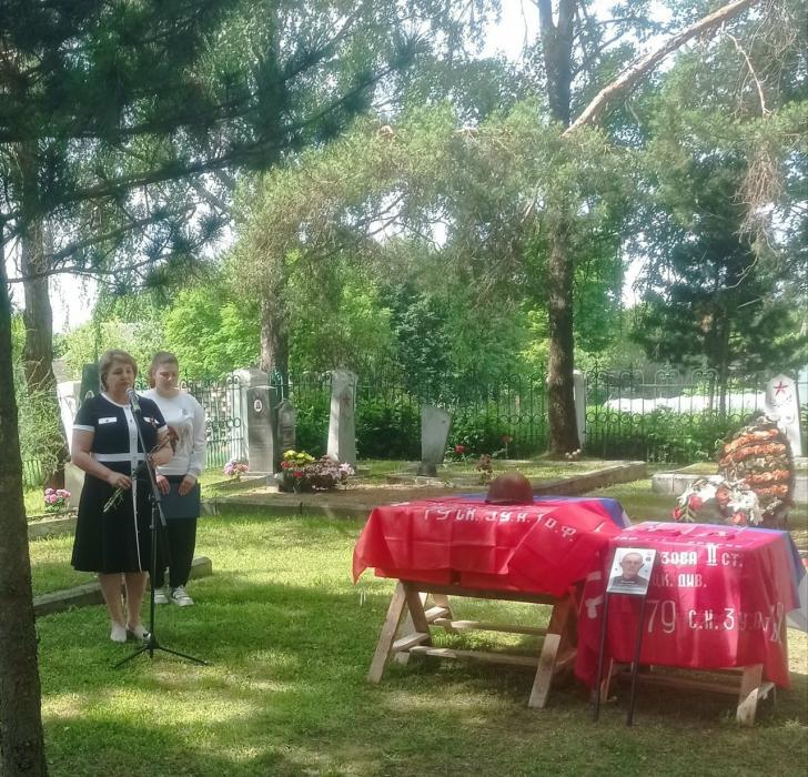 Перезахоронению останков 12 бойцов Красной армии