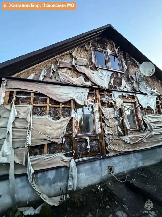 Пожары в Псковском области 