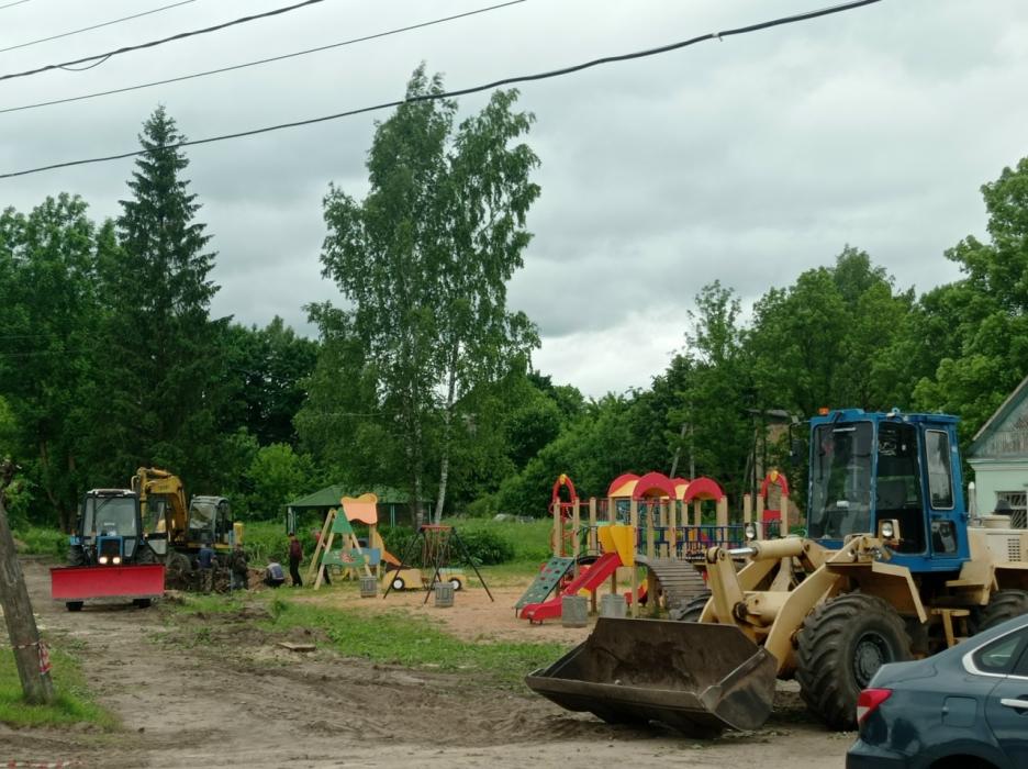 Центральную площадь благоустроят в Красногородске