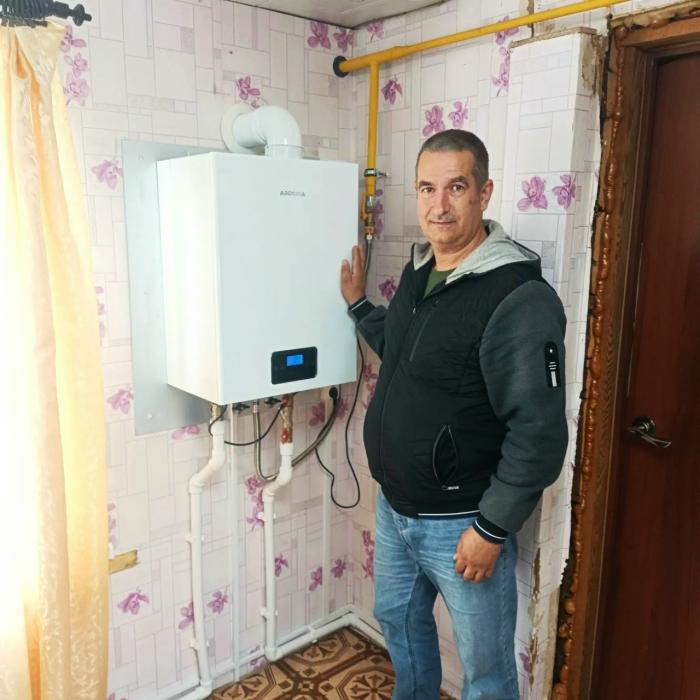 Догазификацию завершили в пыталовской деревне Вышгородок