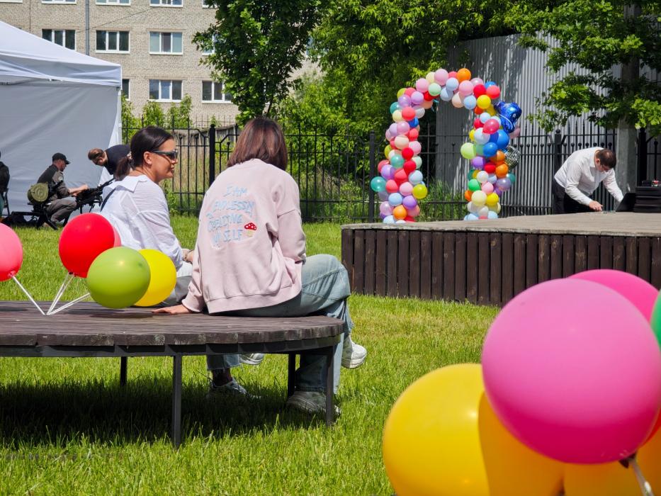 Интерактивные площадки в сквере у ПсковГУ