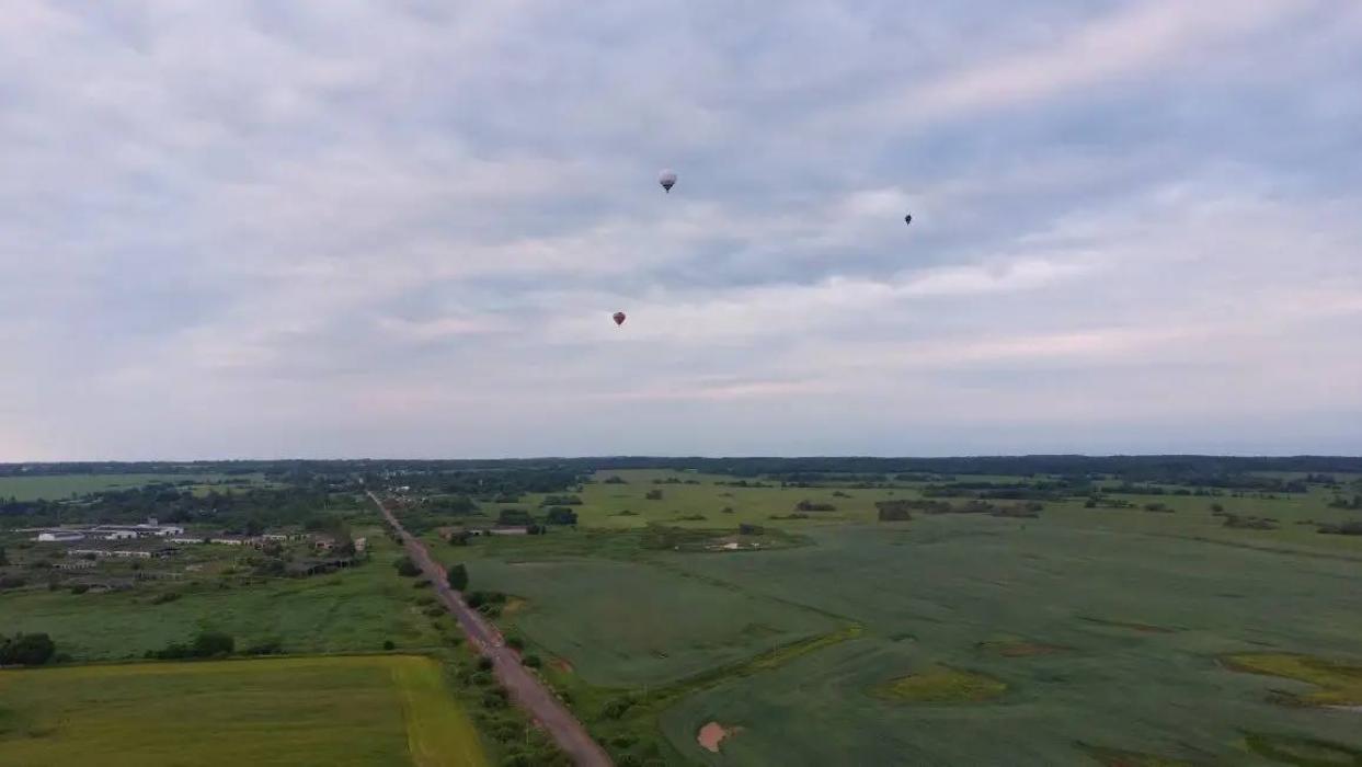 Первый тренировочный вылет на аэростате состоялся в Великих Луках