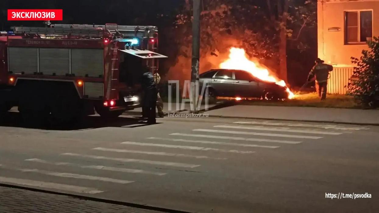 Возгорание в Невеле