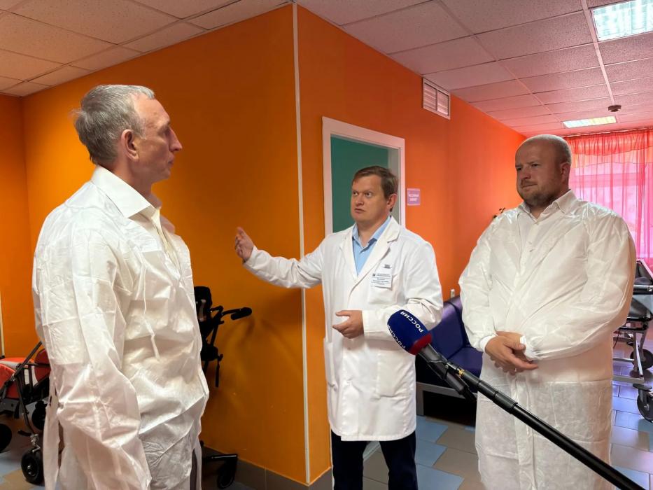 Осмотр Детской областной клинической больницы
