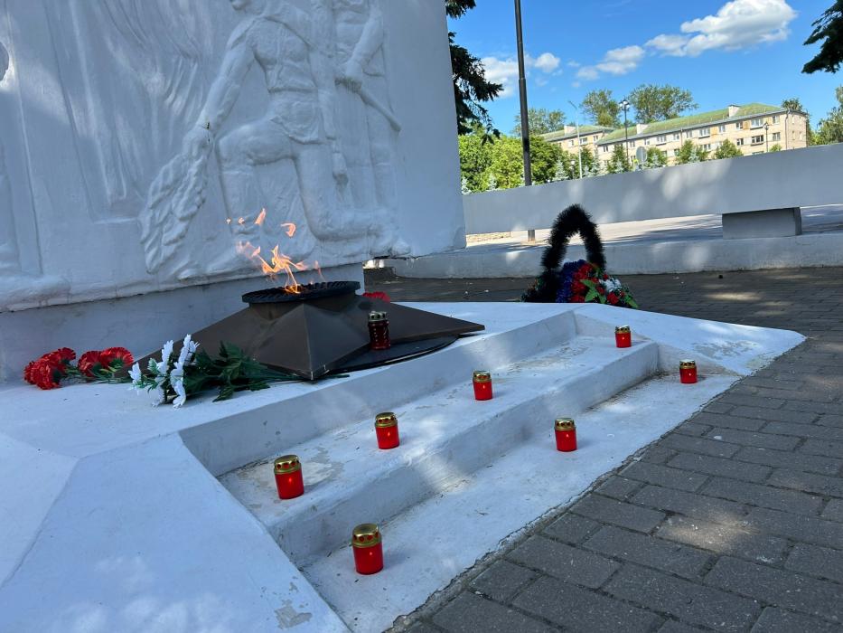 Торжественный митинг в Острове