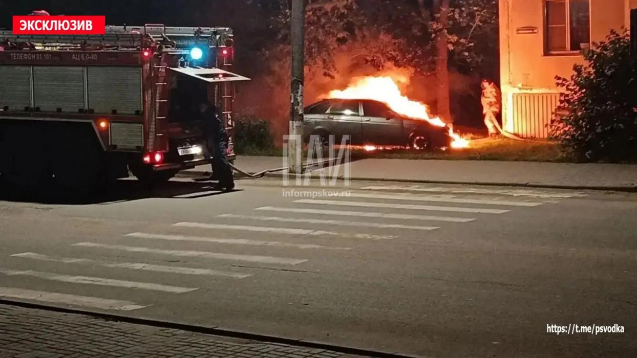 Возгорание в Невеле