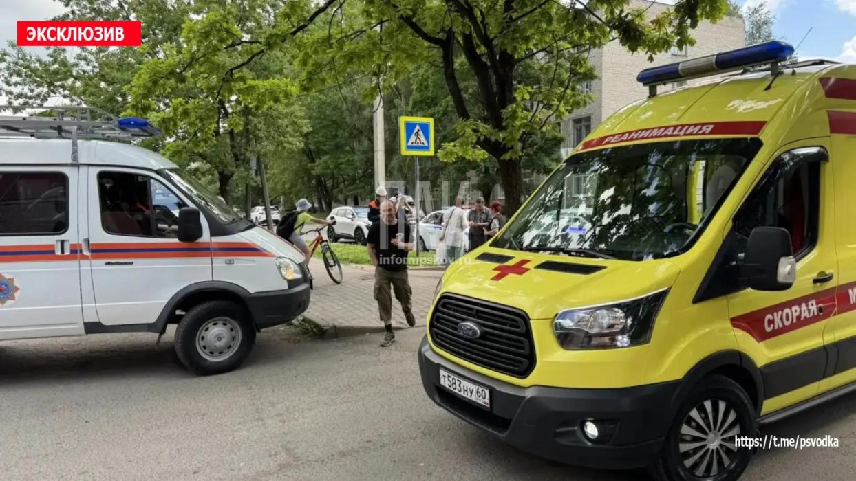 ДТП в Пскове на улице Народной