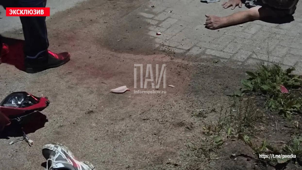 В Острове нашли мужчину рядом с разбитым скутером