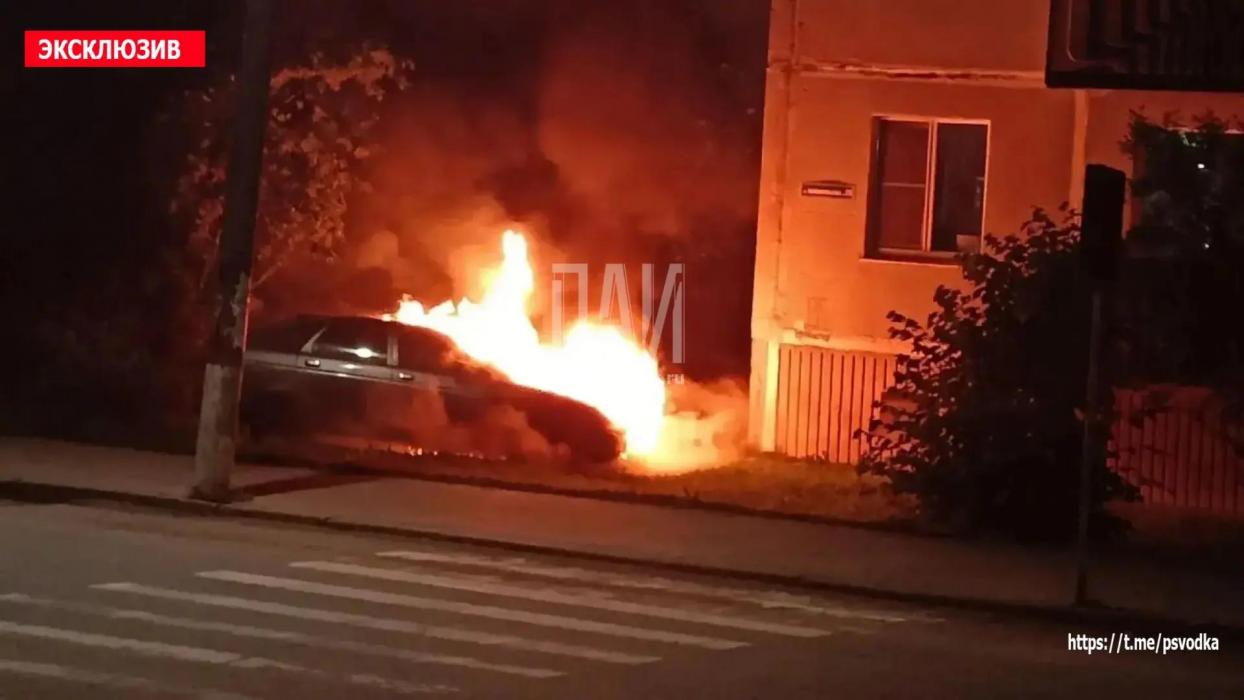 Возгорание в Невеле