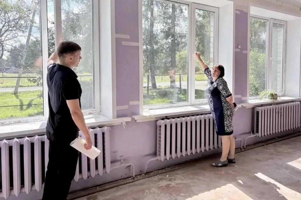 Благодаря областному конкурсу проектов в детсаду «Муравейник» установили 26 окон и 4 двери