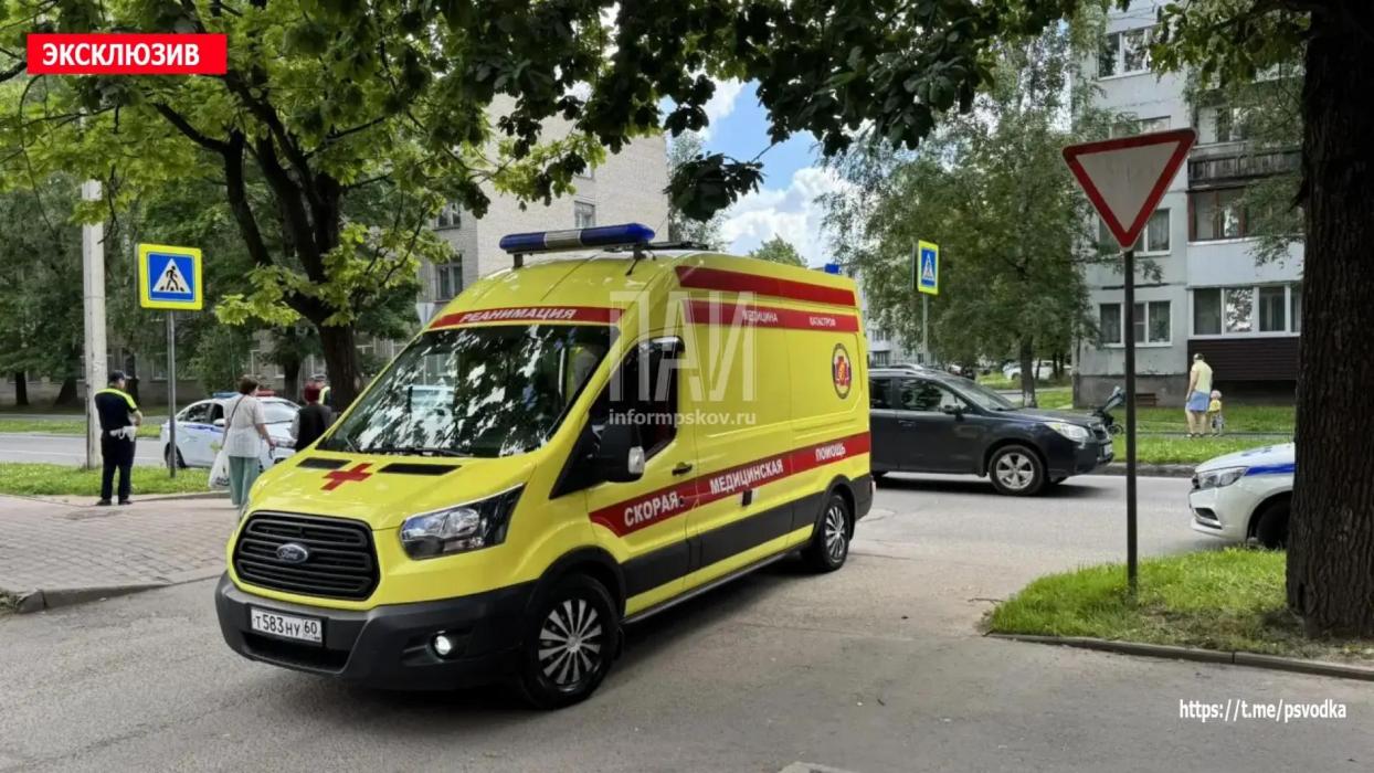 ДТП в Пскове на улице Народной