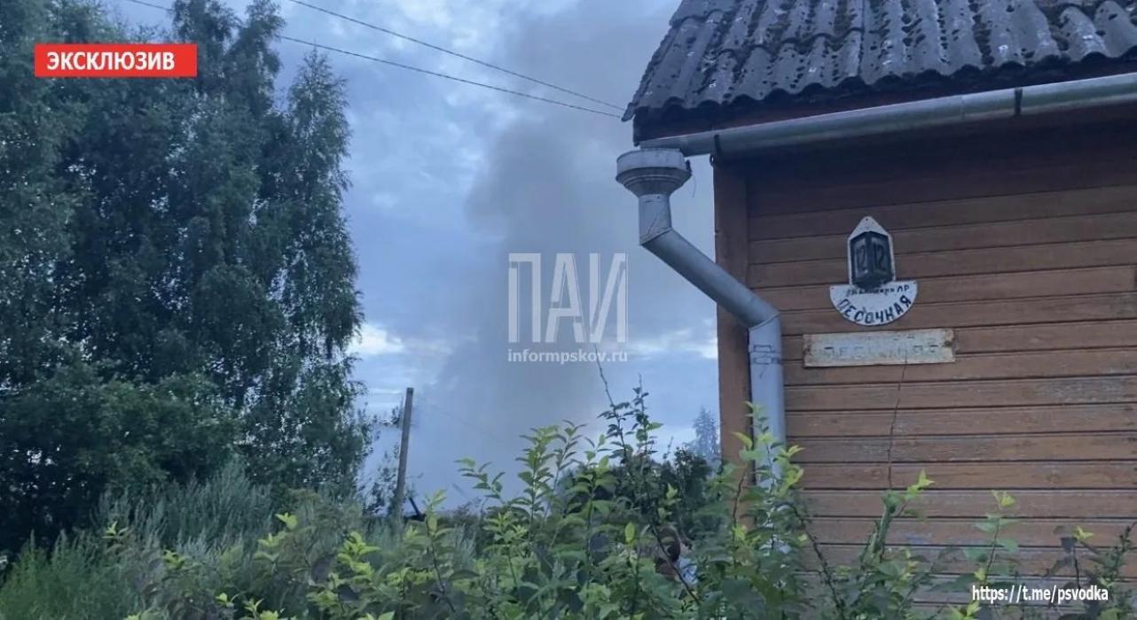 Пожар в Печорах 