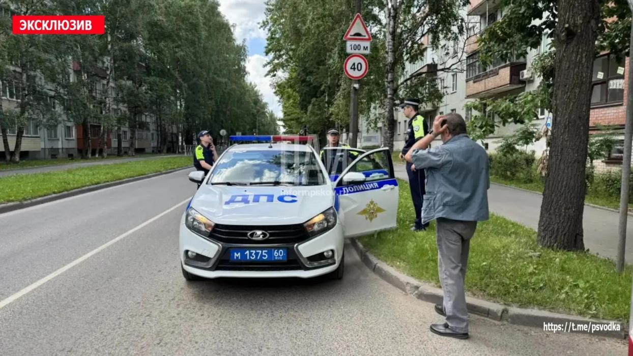 ДТП в Пскове на улице Народной