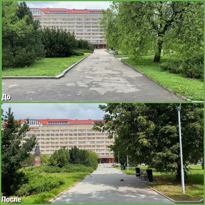 О благоустройстве сквера у гостиницы «Рижская» рассказал глава Пскова