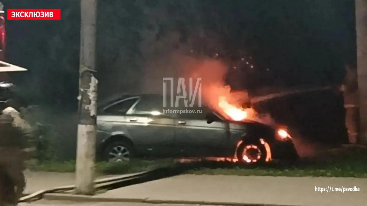 Возгорание в Невеле