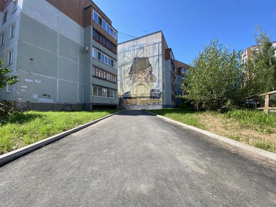 Ремонт проезда от улицы Байковой к улице Михайловской завершают в Пскове