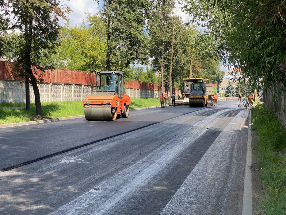 Ремонт на улице Вокзальной в Пскове