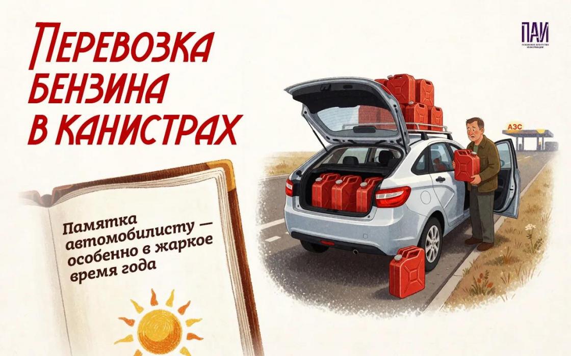  Как безопасно перевозить бензин в канистрах: объясняем в карточках