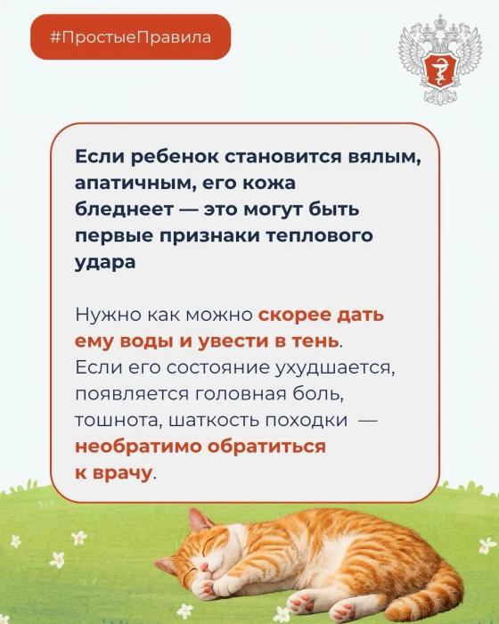 Как защитить ребенка от перегрева в жару