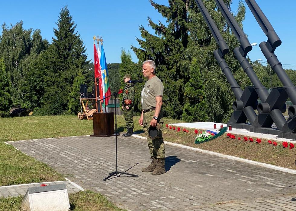 В деревне Заситино состоялось захоронение останков павших воинов