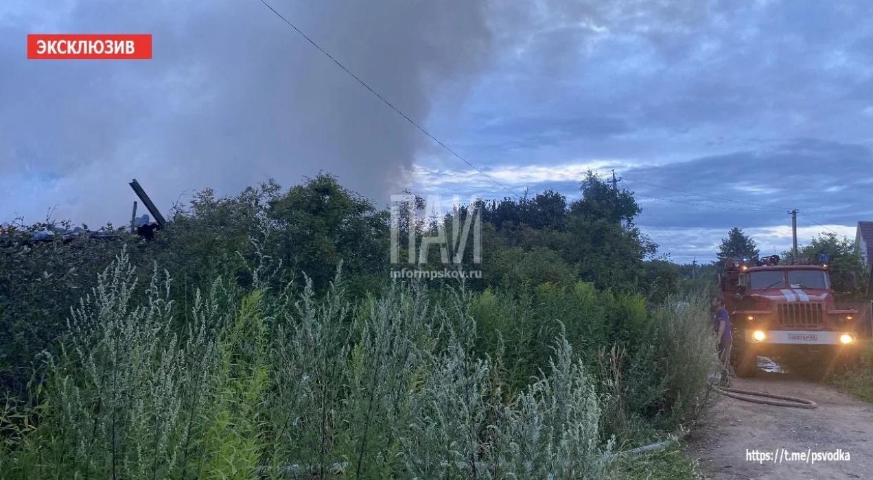 Пожар в Печорах 