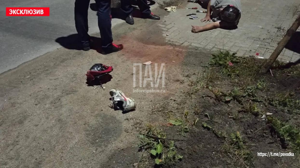 В Острове нашли мужчину рядом с разбитым скутером