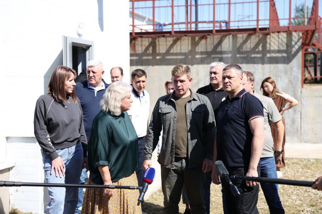 Губернатор осмотрел очистные сооружения в Гдове после масштабной реконструкции