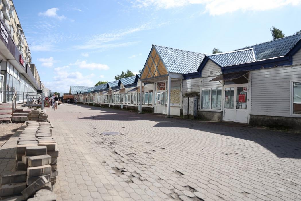 Торговый павильон «Магеллан» сносят в Пскове